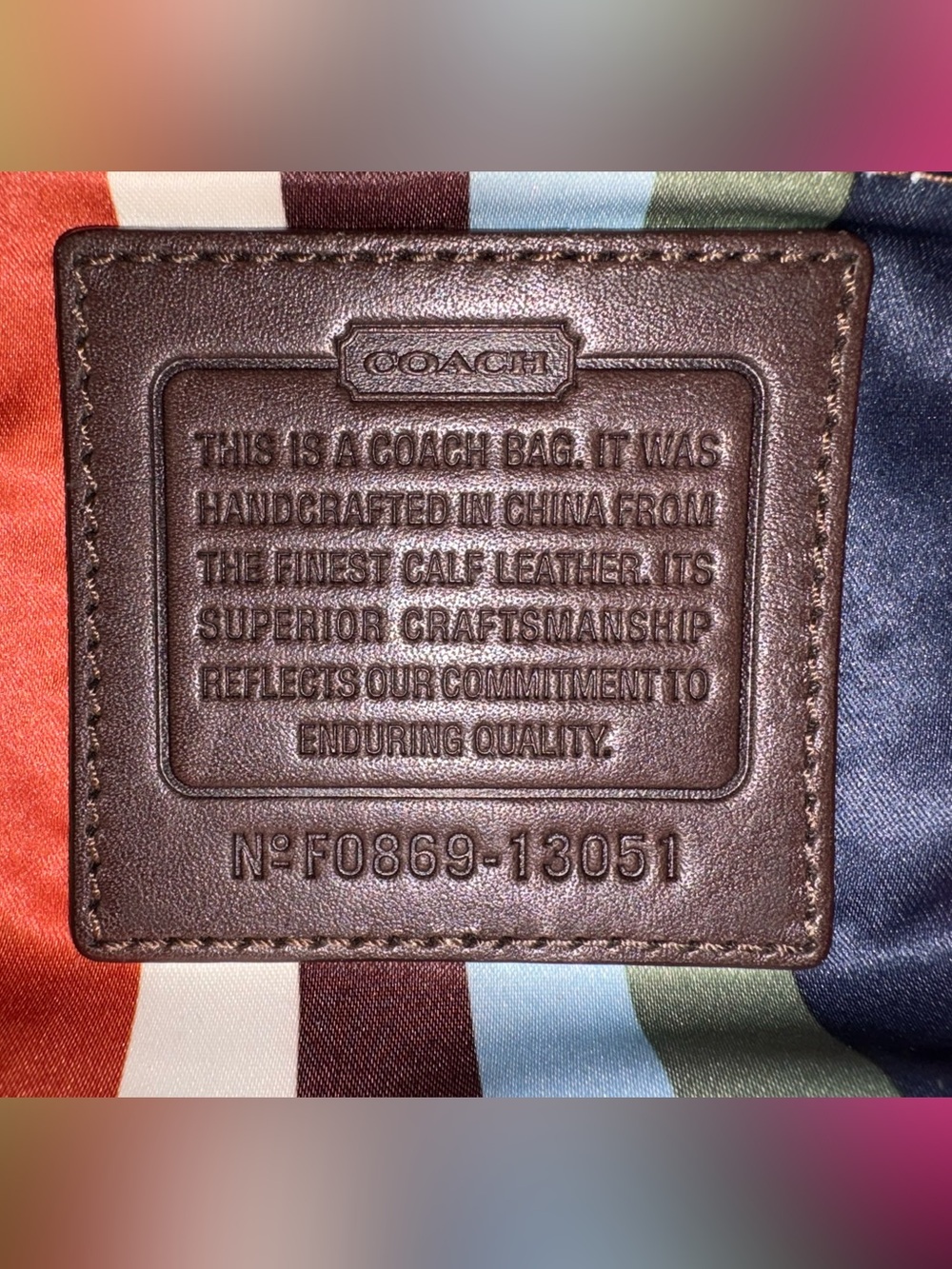 Coach Red Patent Turn Lock Satchel Bleeker Street Limited Edition Peyton 13051 - Picture 10 of 12